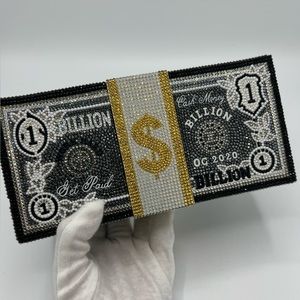 RARE JUDITH LEIBER STACK OF CASH BILLIONS